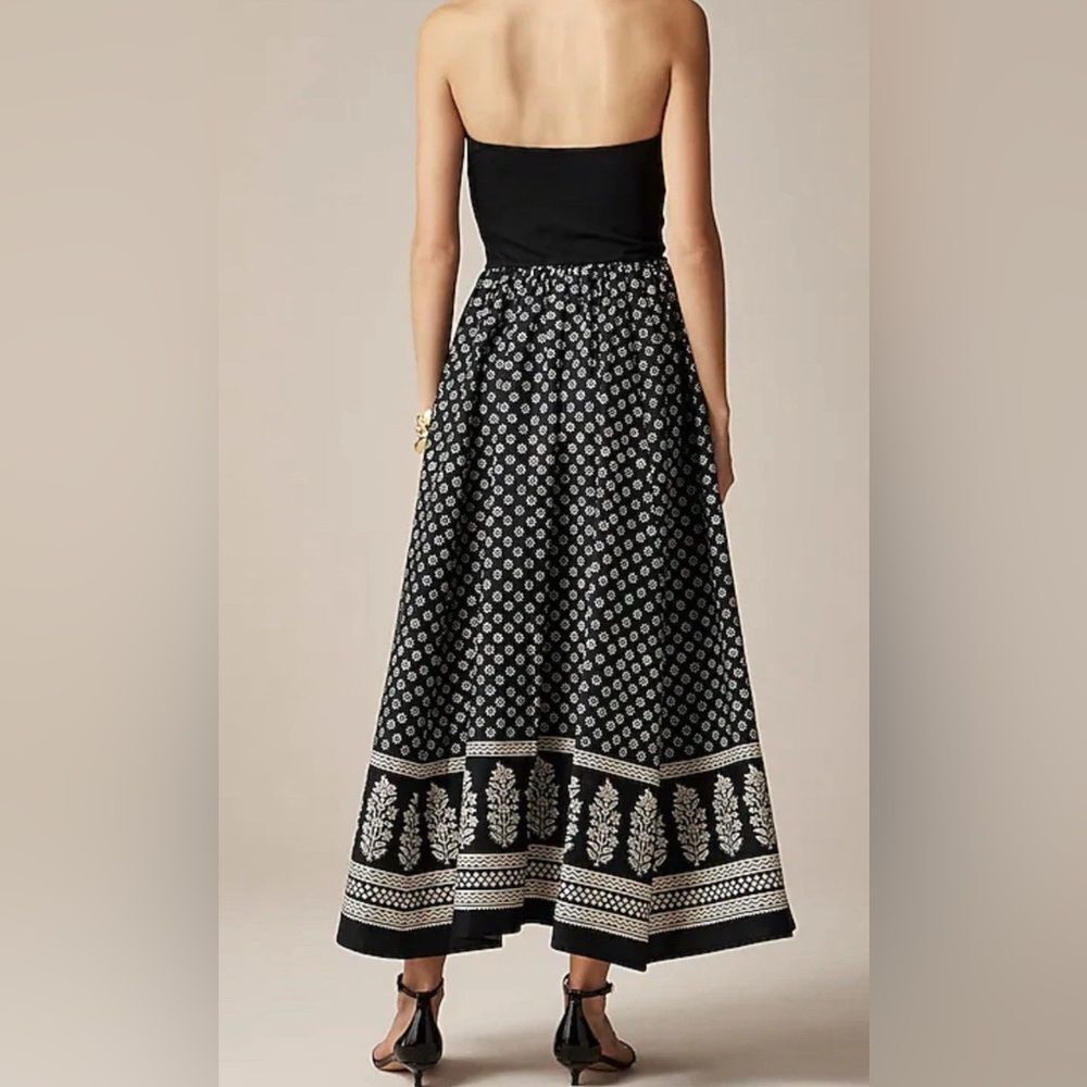 J.Crew J.Crew Strapless mixy dress in block print NWT Size M - Picture 3 of 10